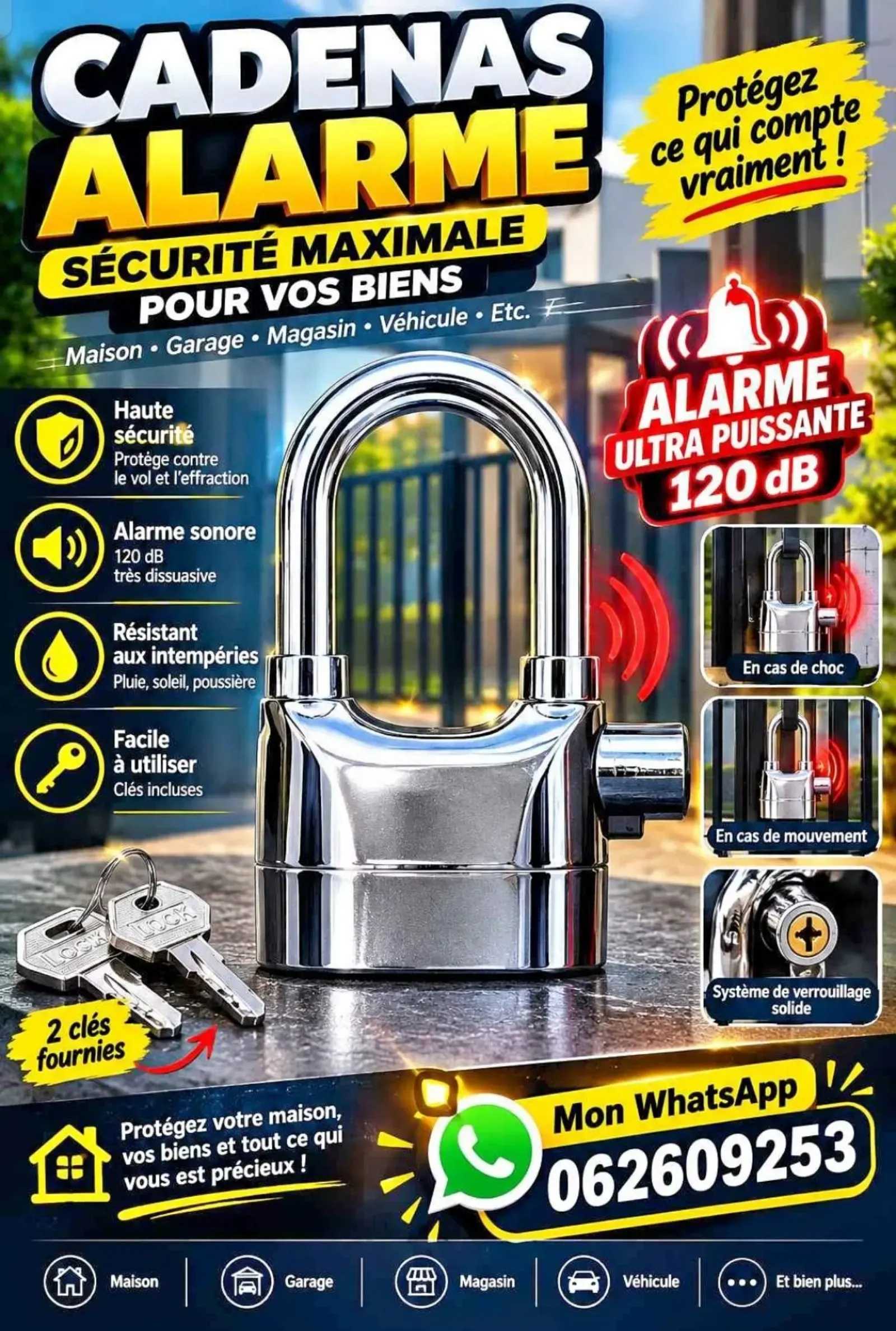 Main Photo - Marketplace | Cadenas Alarme, Estuaire, Libreville, Gabon | Home, Food & Garden  > Tools & Machinery