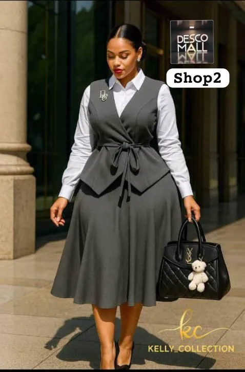 Main Photo - Marketplace | 3-Piece Corporate Ensemble – Desco Mall 🤎, Bonduma, Buea, Cameroon | Clothing, Shoes, & Others  > Women's clothing