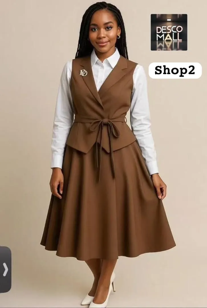 Gallery Photo 3 - Marketplace | 3-Piece Corporate Ensemble – Desco Mall 🤎, Bonduma, Buea, Cameroon | Clothing, Shoes, & Others  > Women's clothing