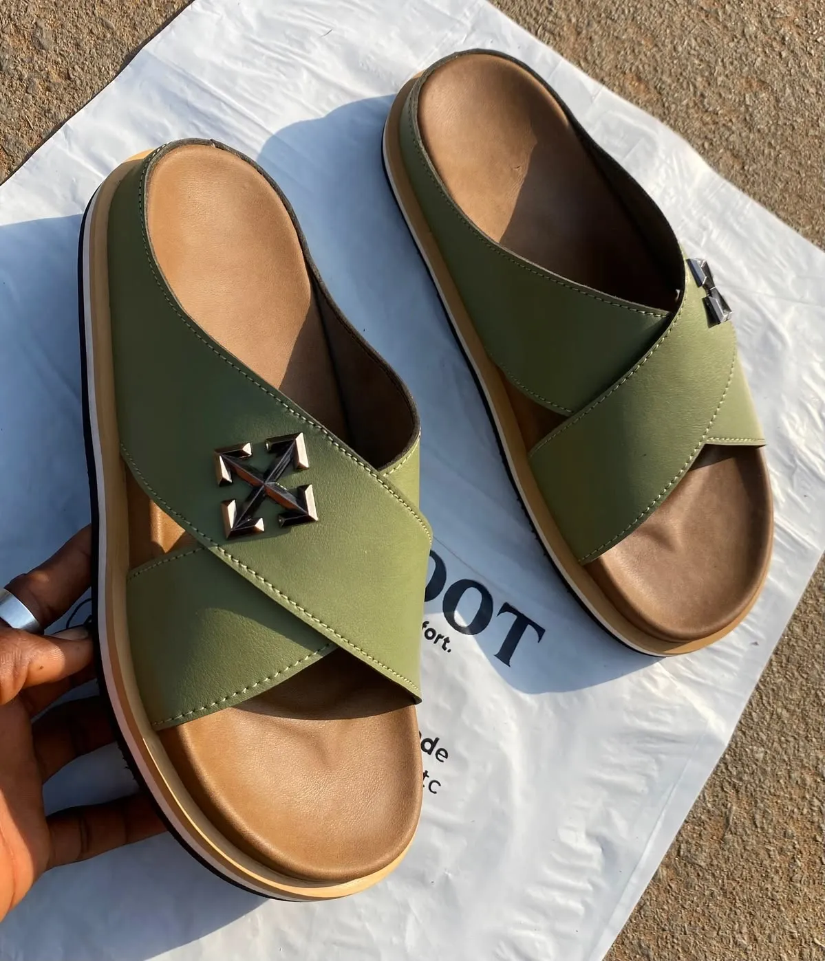 Gallery Photo 2 - Marketplace | Male Slippers, Simbock, Yaoundé, Cameroon | Clothing, Shoes, & Others  > Men's shoes