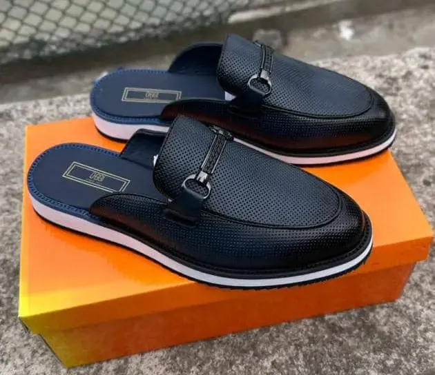 Main Photo - Marketplace | Premium Men's Leather Mules – Effortless Style 👞, Bonduma, Buea, Cameroon | Clothing, Shoes, & Others  > Boys' Shoes