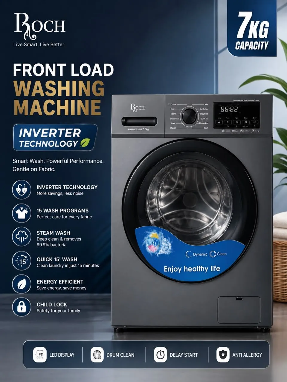 Gallery Photo 1 - Marketplace | Machine A Laver 7Kg, Akwa, Douala, Cameroon | Home, Food & Garden  > Bathroom