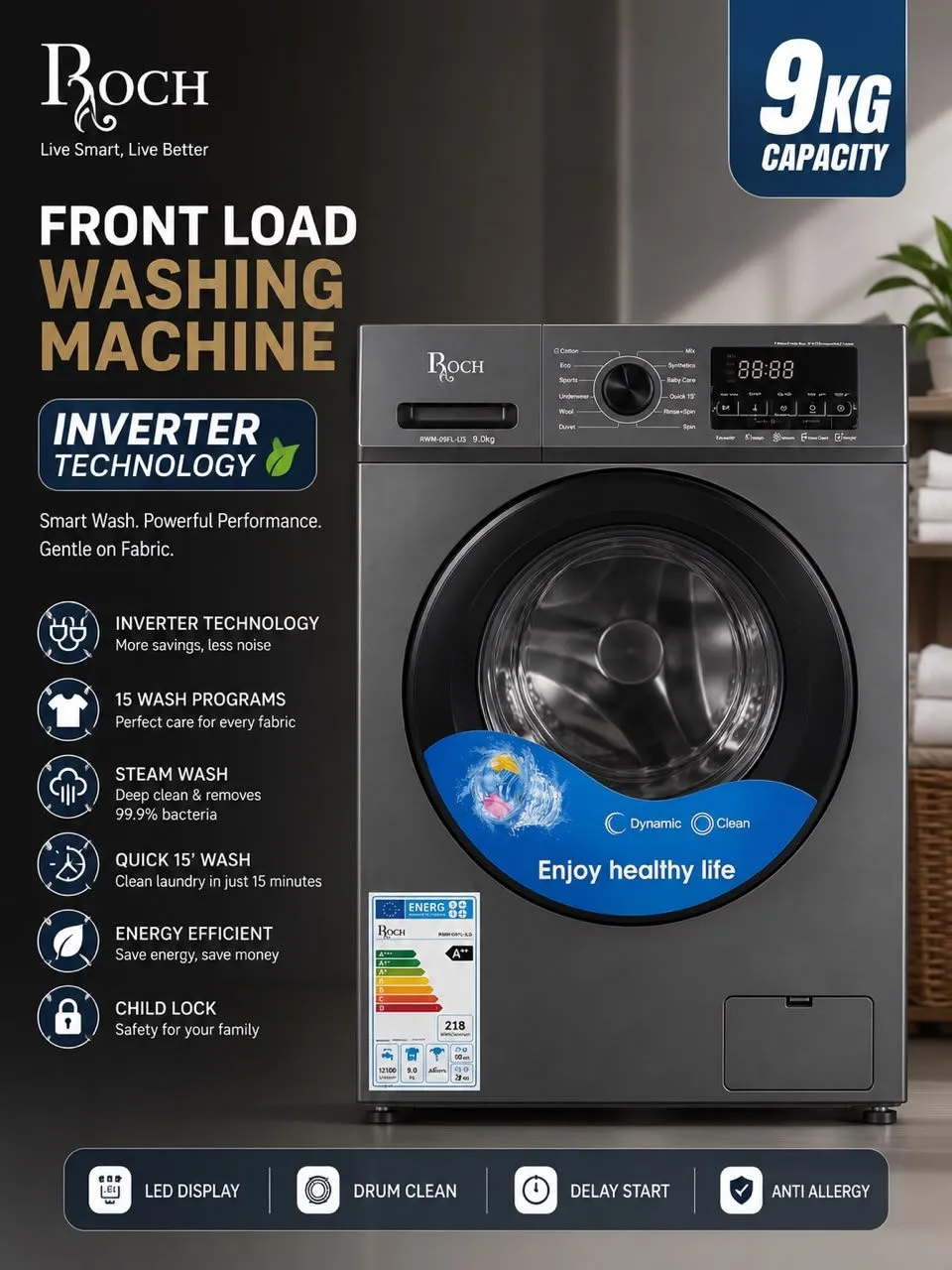 Gallery Photo 1 - Marketplace | Machine A Laver 9Kg, Akwa, Douala, Cameroon | Home, Food & Garden  > Bathroom